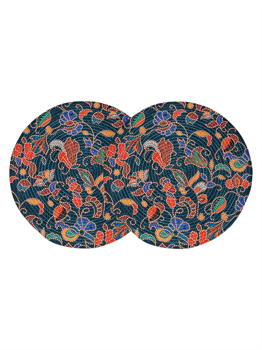 Pure Cotton Digitally Printed Table Placemat - Pack of 2 image