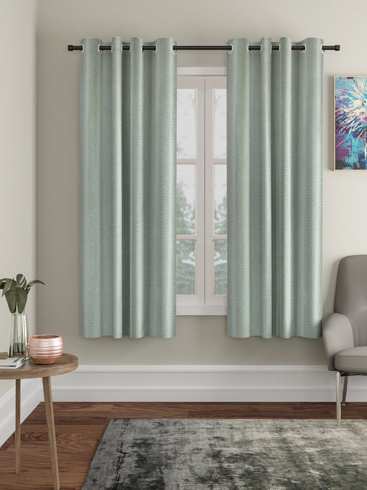 SELF TEXTURED BLACKOUT WINDOW CURTAIN PACK OF 2 BY HOSTA HOMES image 0