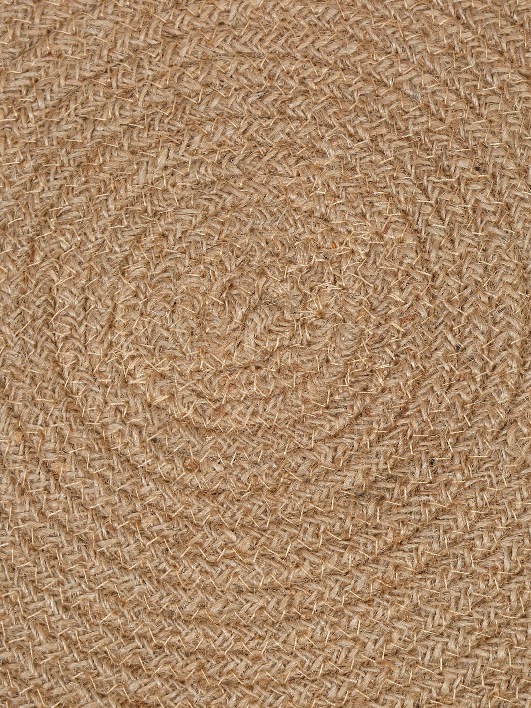 Beige & Black Leather Bounderied Jute Reversible Table Place Mat image 2