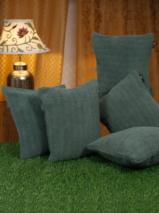 SOFT FUR SOLID PATTERN CUSHION COVERS image 0