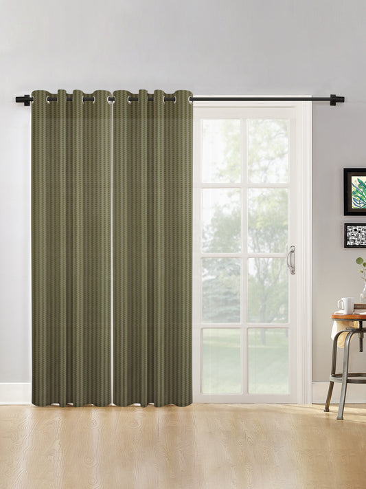 Geometric Design XL Door Curtain Pack of 2 image 0