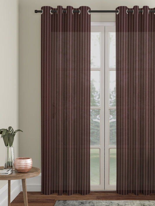 Geometric Design Door Curtain Pack of 1 image 0