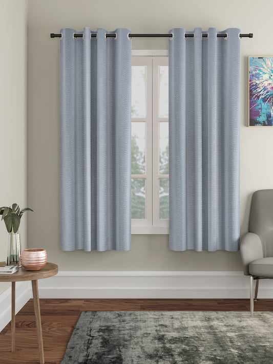 SELF TEXTURED BLACKOUT WINDOW CURTAIN PACK OF 2 BY HOSTA HOMES image 0