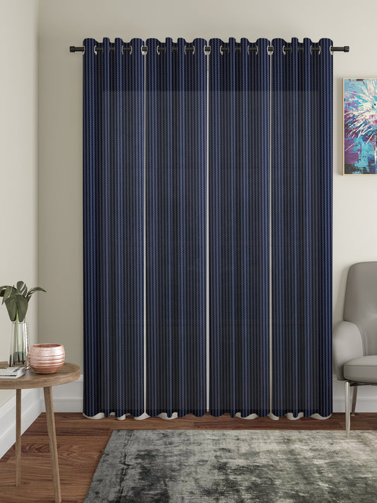 Geometric Design Door Curtain Pack of 4 image 0