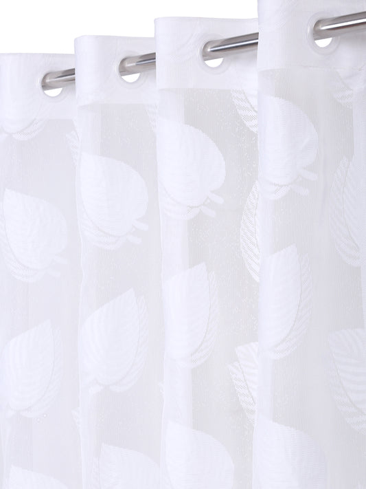 Floral Design Door Curtain Pack of 4 image 1