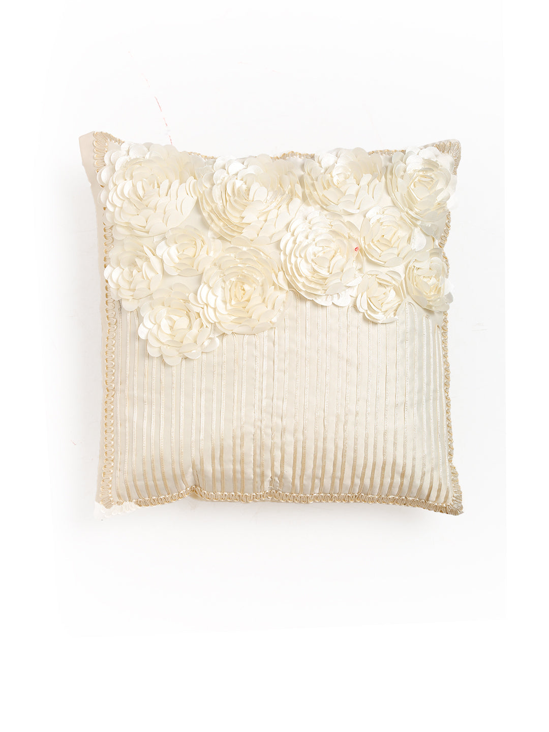 Set of 5 Floral Square Cushion Covers for Sofa & Living Room image 2