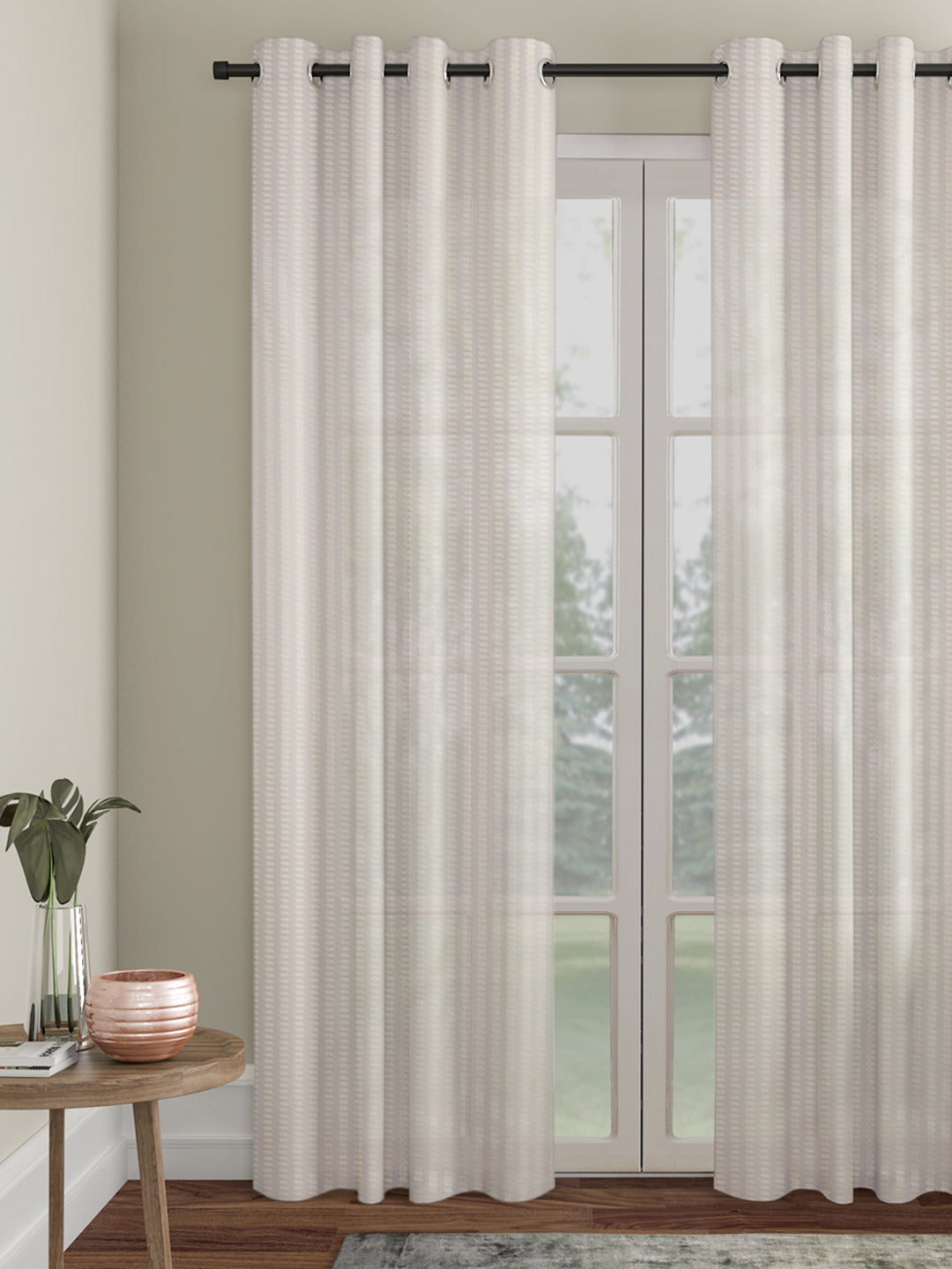 Geometric Design Door Curtain Pack of 1 image 0