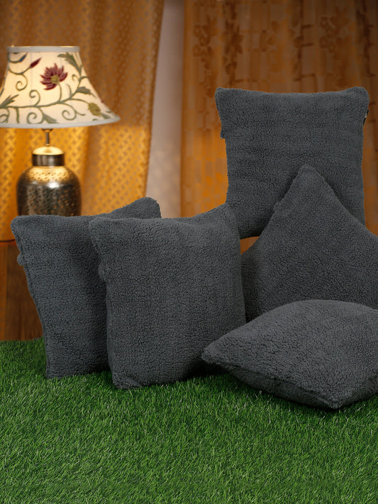 SOFT FUR SOLID PATTERN CUSHION COVERS image 0
