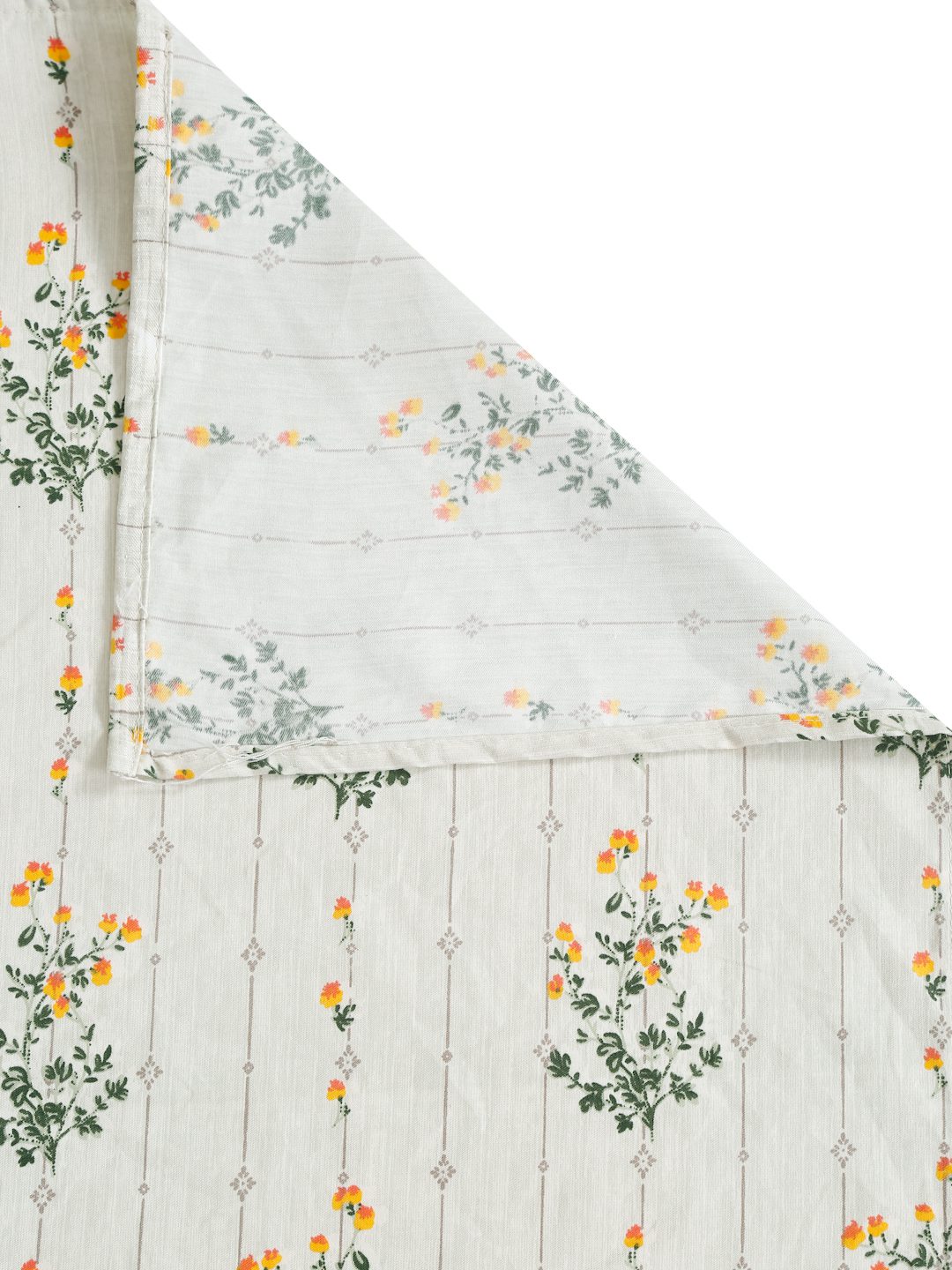 280 TC GEOMETRIC DESIGN MULTICOLOR SINGLE BED SHEET WITH 1 PILLOW COVER BY HOSTA HOMES image 3
