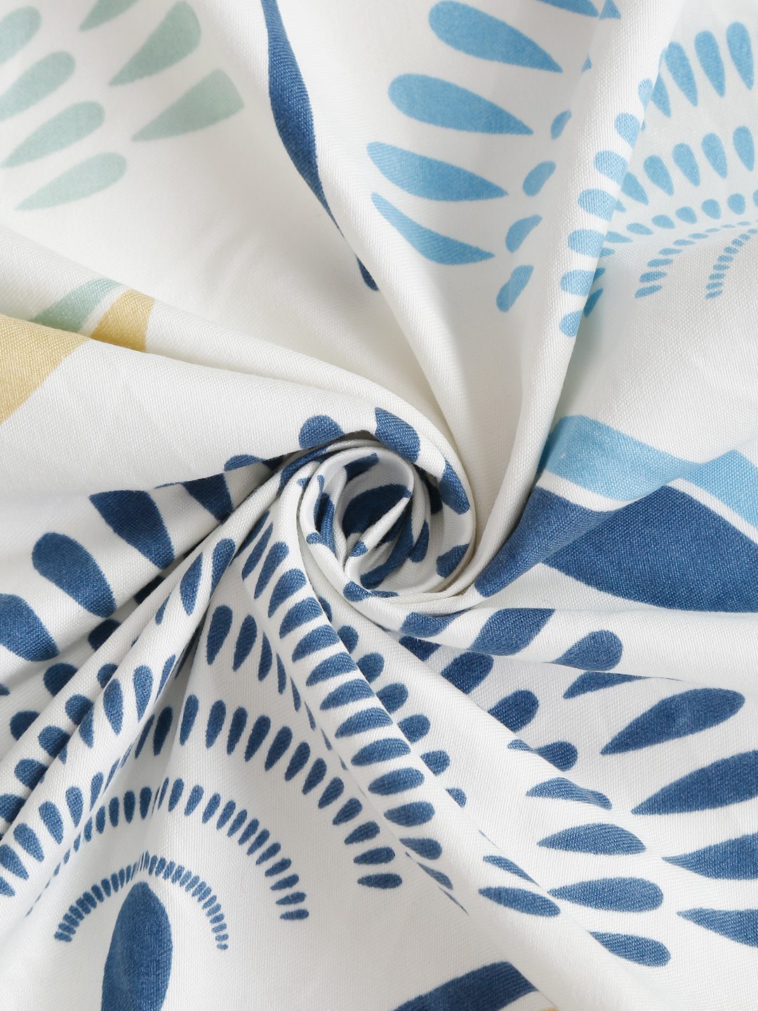 280 TC GEOMETRIC DESIGN MULTICOLOR SINGLE BED SHEET WITH 1 PILLOW COVER BY HOSTA HOMES image 4