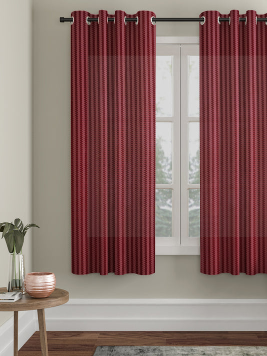 Geometric Design Window Curtain Pack of 1 image 0