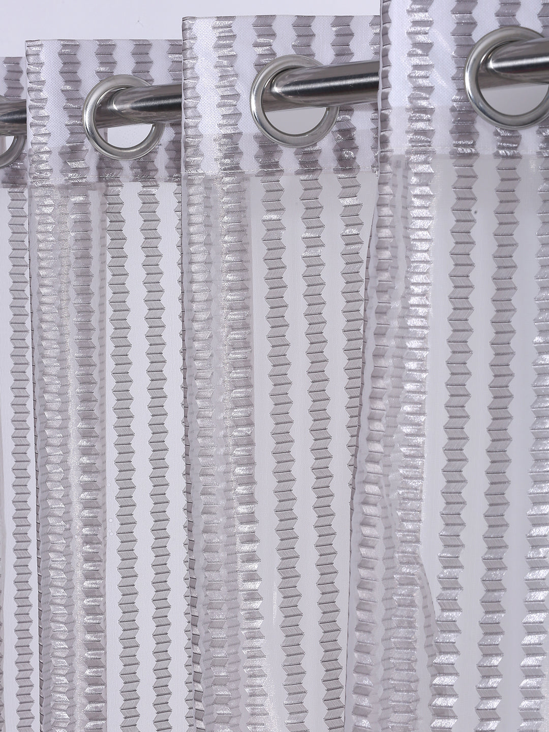 Floral Design Window Curtain Pack of 3 image 2