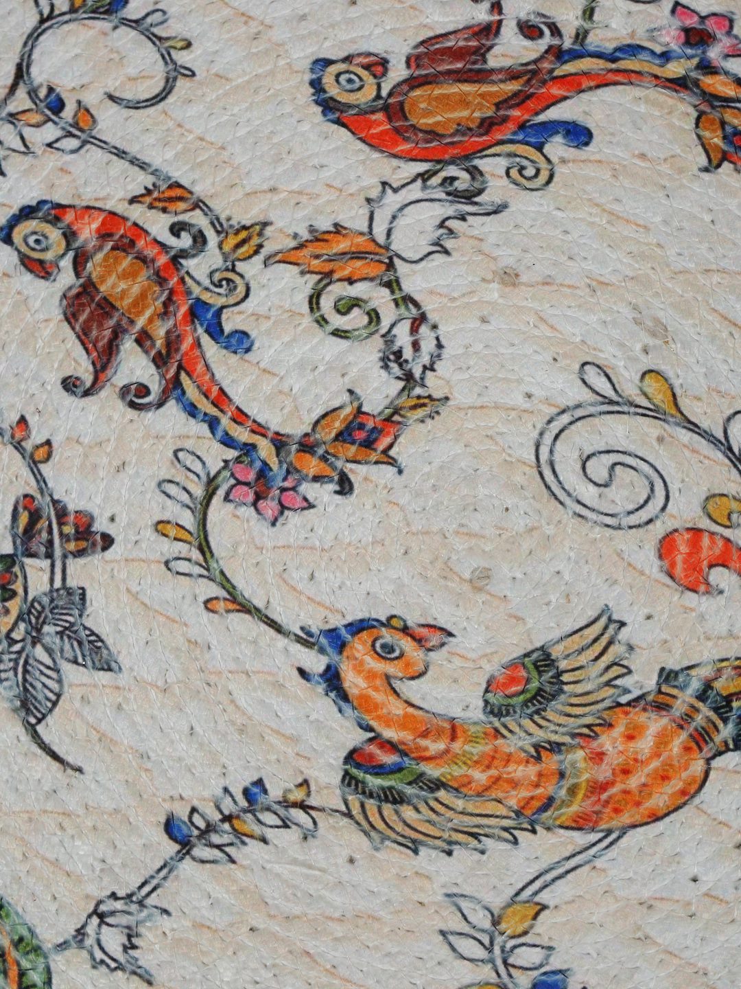 White & Yellow Printed Pure Cotton Table Placemats image 3