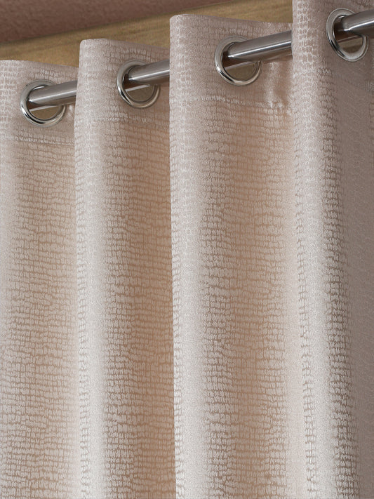 SELF TEXTURED BLACKOUT DOOR CURTAIN PACK OF 2 BY HOSTA HOMES image 1
