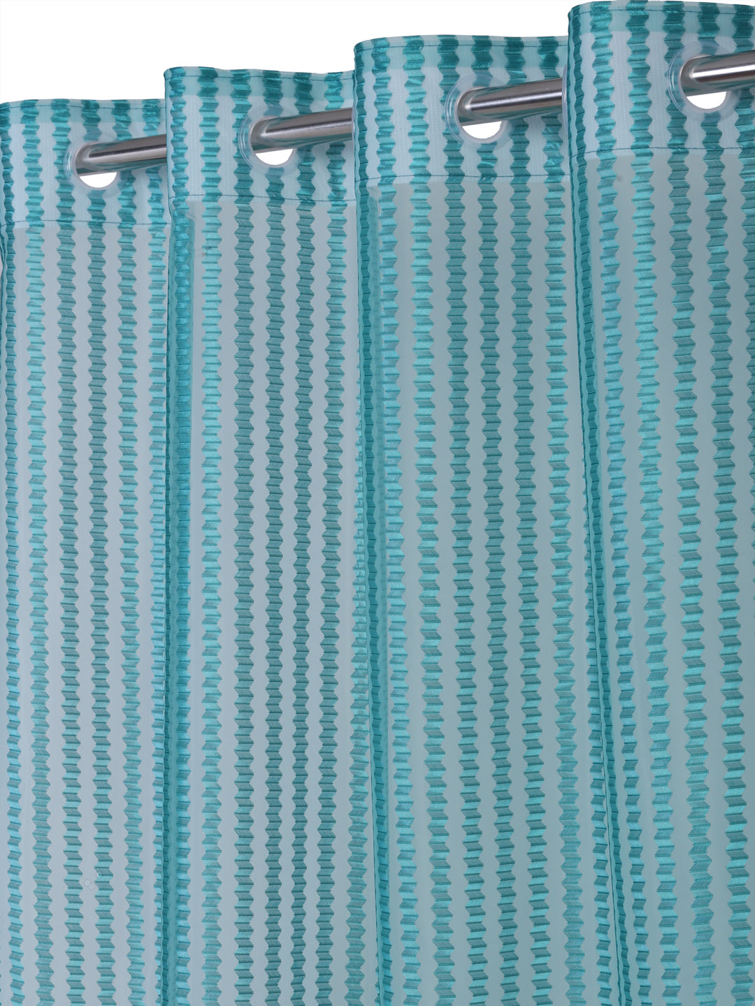 Geometric Design Door Curtain Pack of 2 image 1