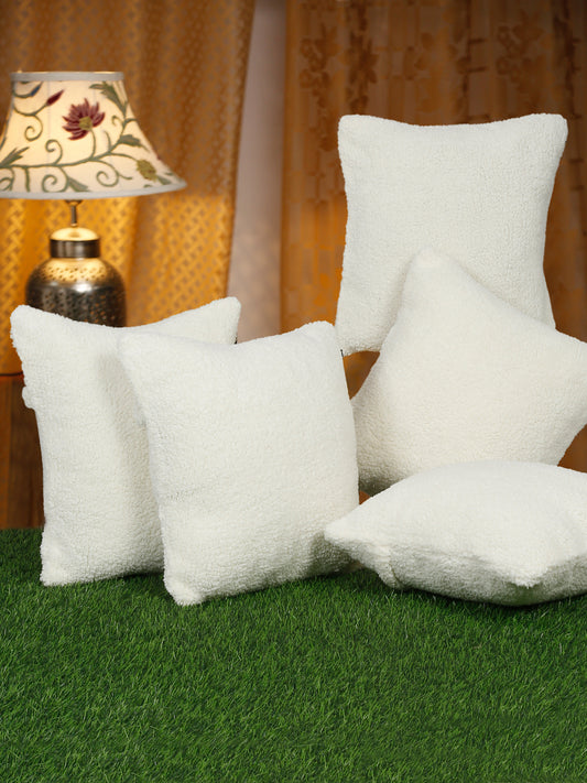 SOFT FUR SOLID PATTERN CUSHION COVERS image 0