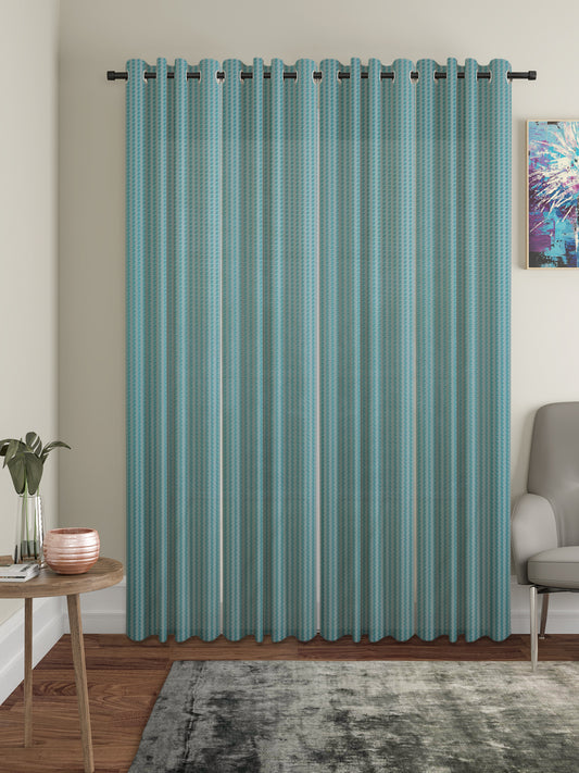 Geometric Design Door Curtain Pack of 4 image 0