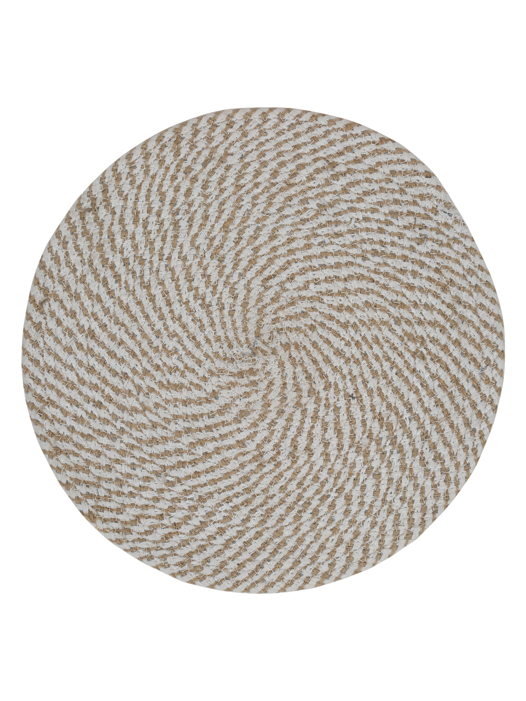 Jute Cotton Reversible Table Place Mat - Pack of 1 image
