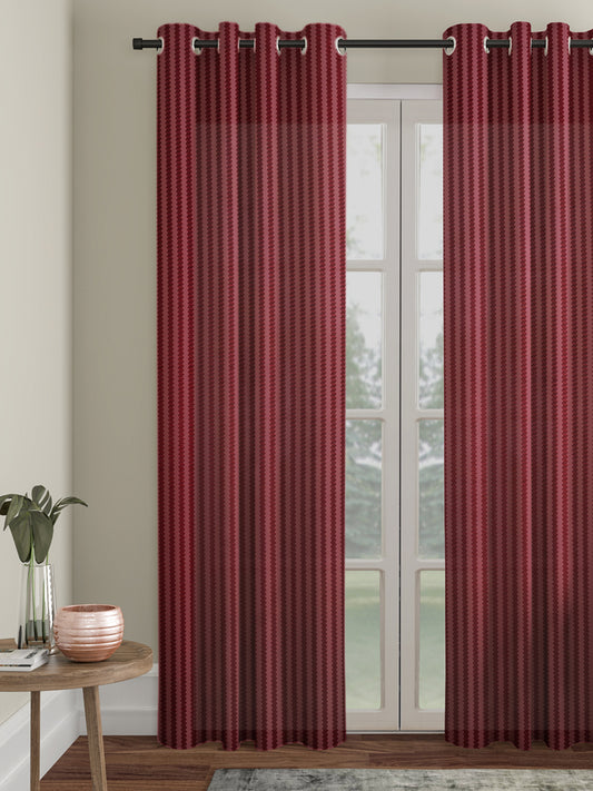 Geometric Design Door Curtain Pack of 1 image 0