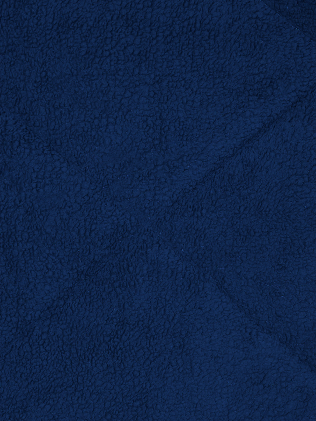 Navy Blue Luxury Microfibre Filled Ultra Soft Embossed Sherpa Double Bed Quilt