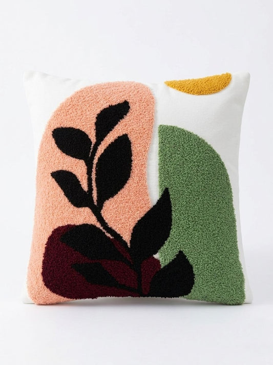 PURE COTTON HAND TUFTED TRADITIONAL CUSHION COVERS ( 16 X 16 INCH )