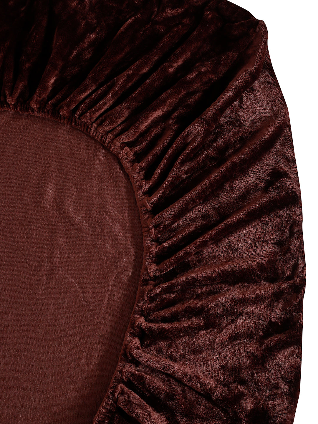 Brown Luxury Ultra Soft Warm Flannel 300 TC Bed Sheet