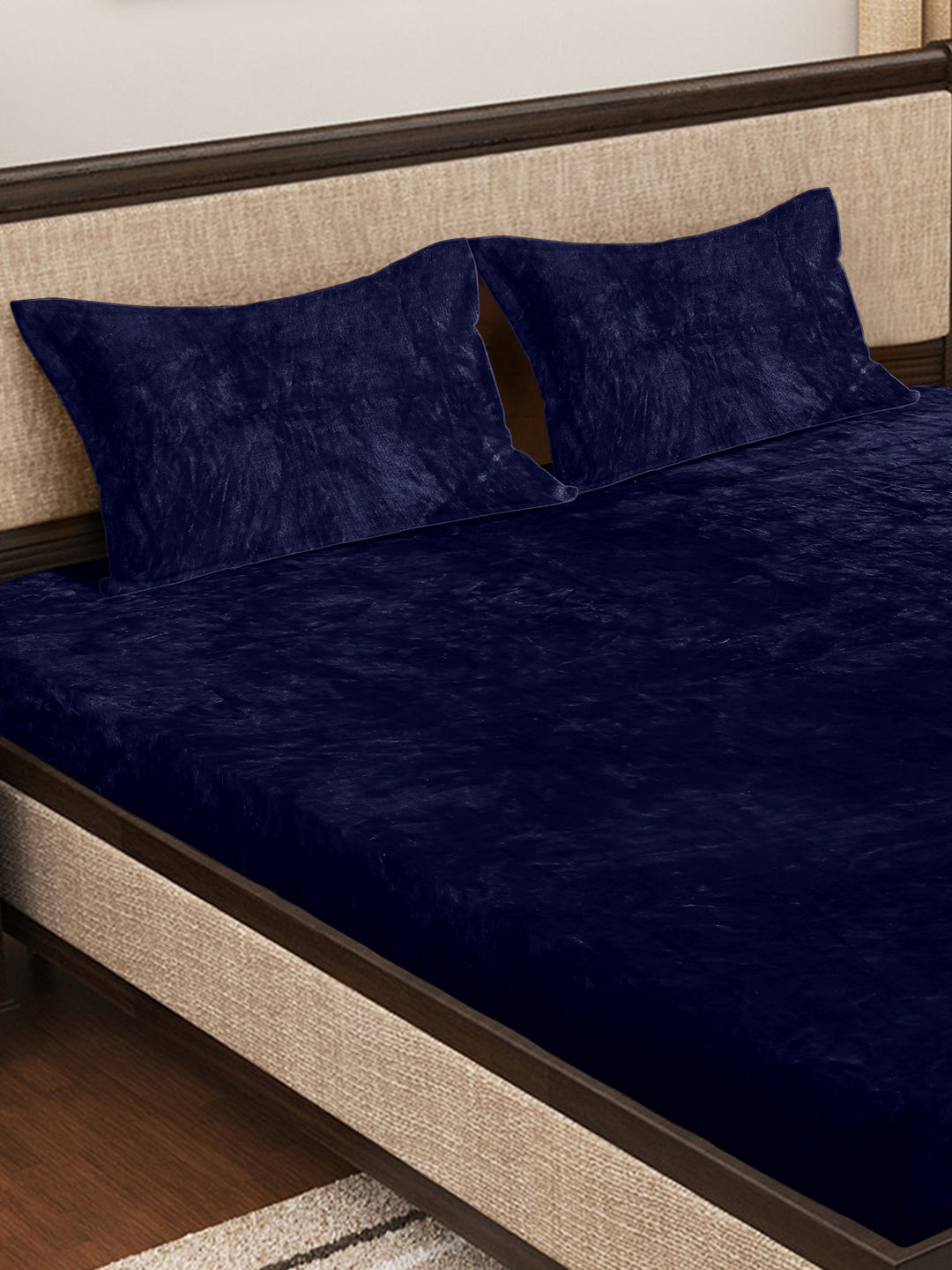 Grey Luxury Ultra Soft Warm Flannel 300 TC Bed Sheet