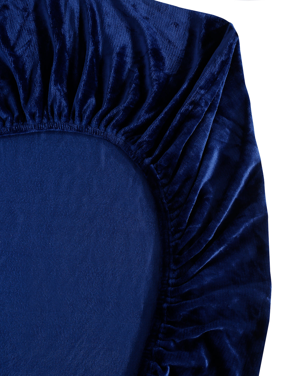 Blue Luxury Ultra Soft Warm Flannel 300 TC Bed Sheet