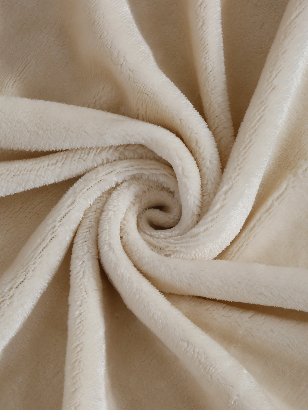 Cream Luxury Ultra Soft Warm Flannel 300 TC Bed Sheet
