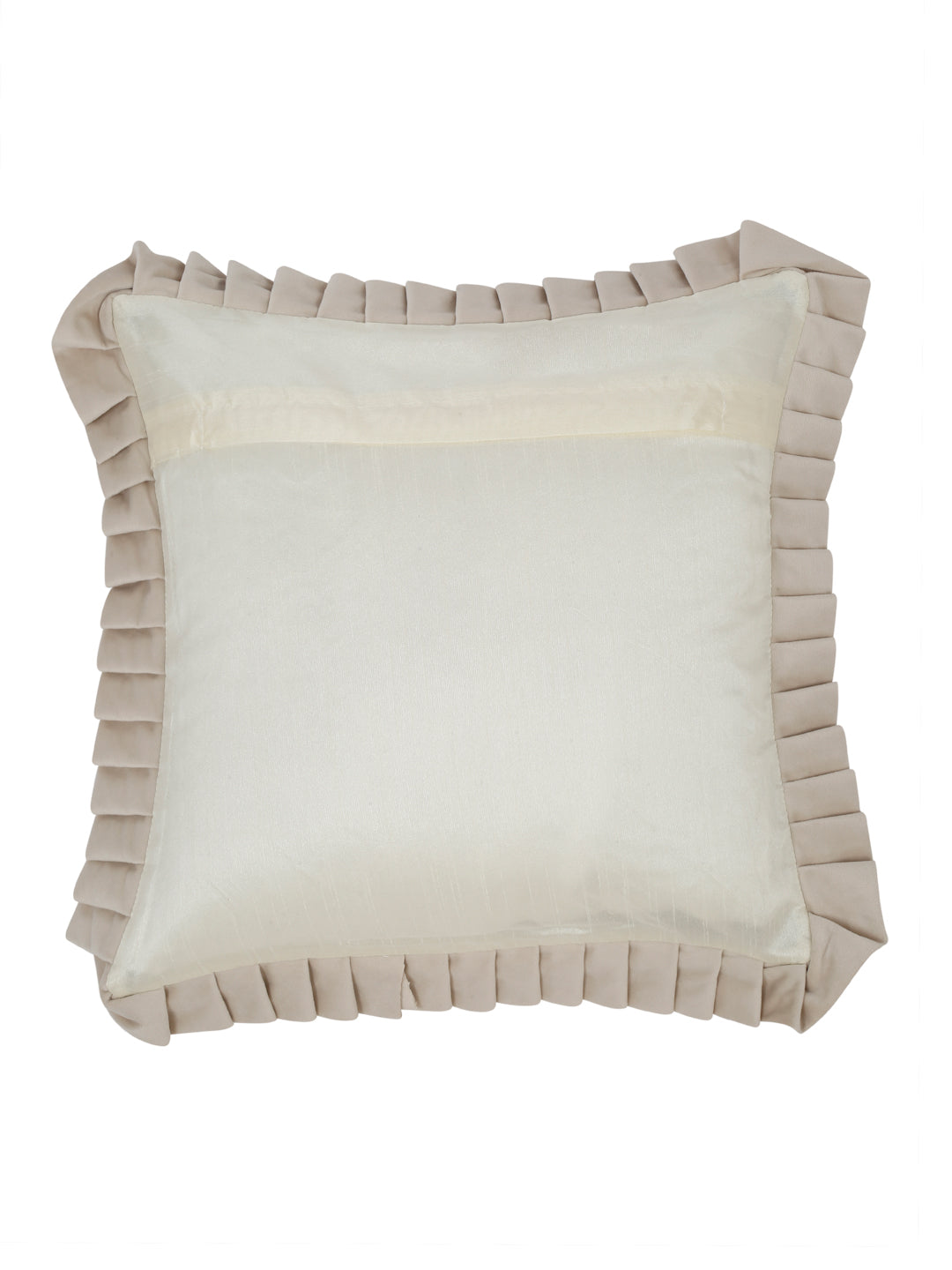 SOFT QUILTED VELVET FRILLED CUSHION COVERS image 3