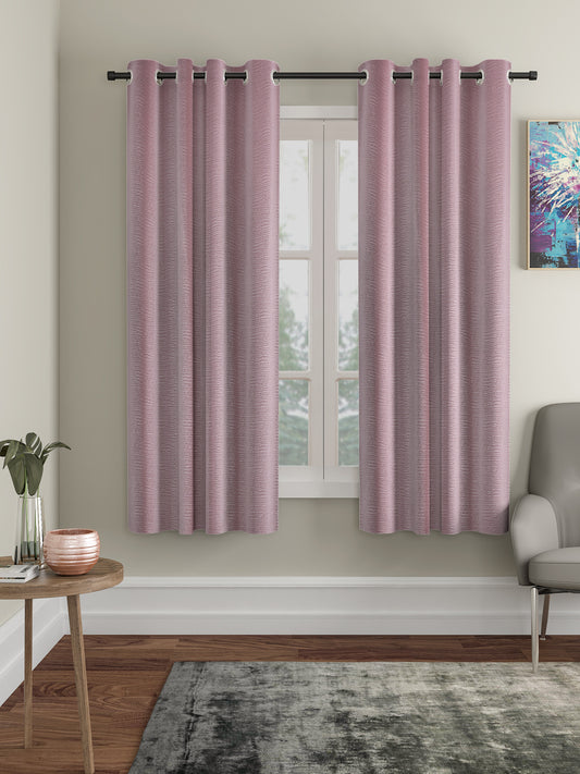 SELF TEXTURED BLACKOUT WINDOW CURTAIN PACK OF 2 BY HOSTA HOMES image 0