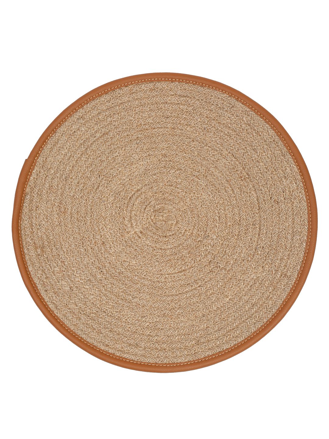 Beige Self Design Jute Reversible Table Placemats - Pack of 1 image