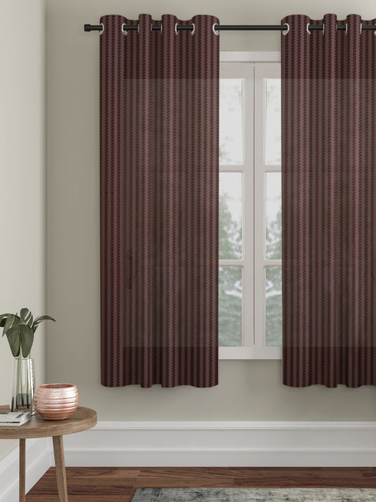 Geometric Design Window Curtain Pack of 1 image 0