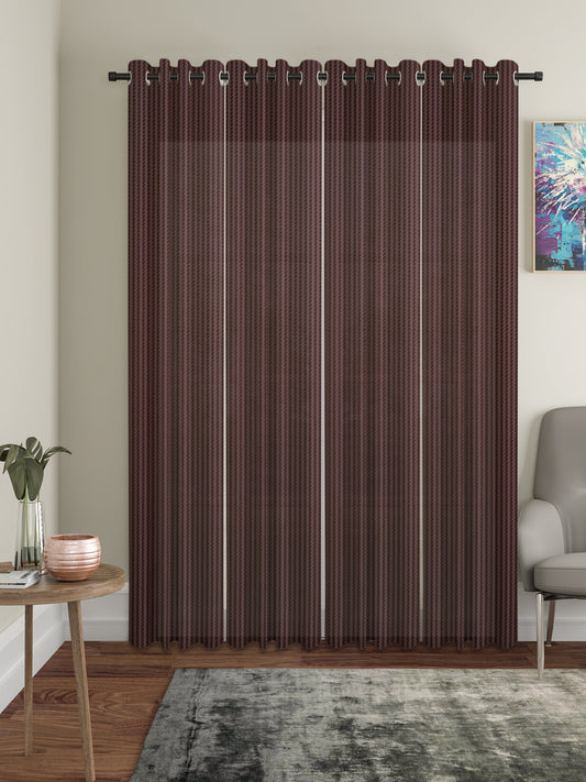 Geometric Design Door Curtain Pack of 4 image 0