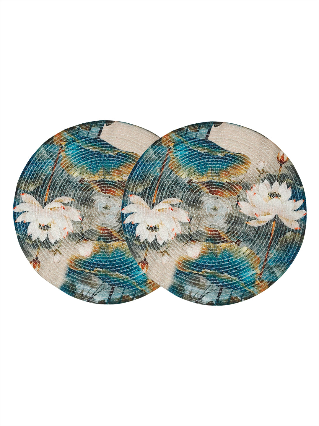 Pure Cotton Digitally Printed Table Placemat - Pack of 2 image