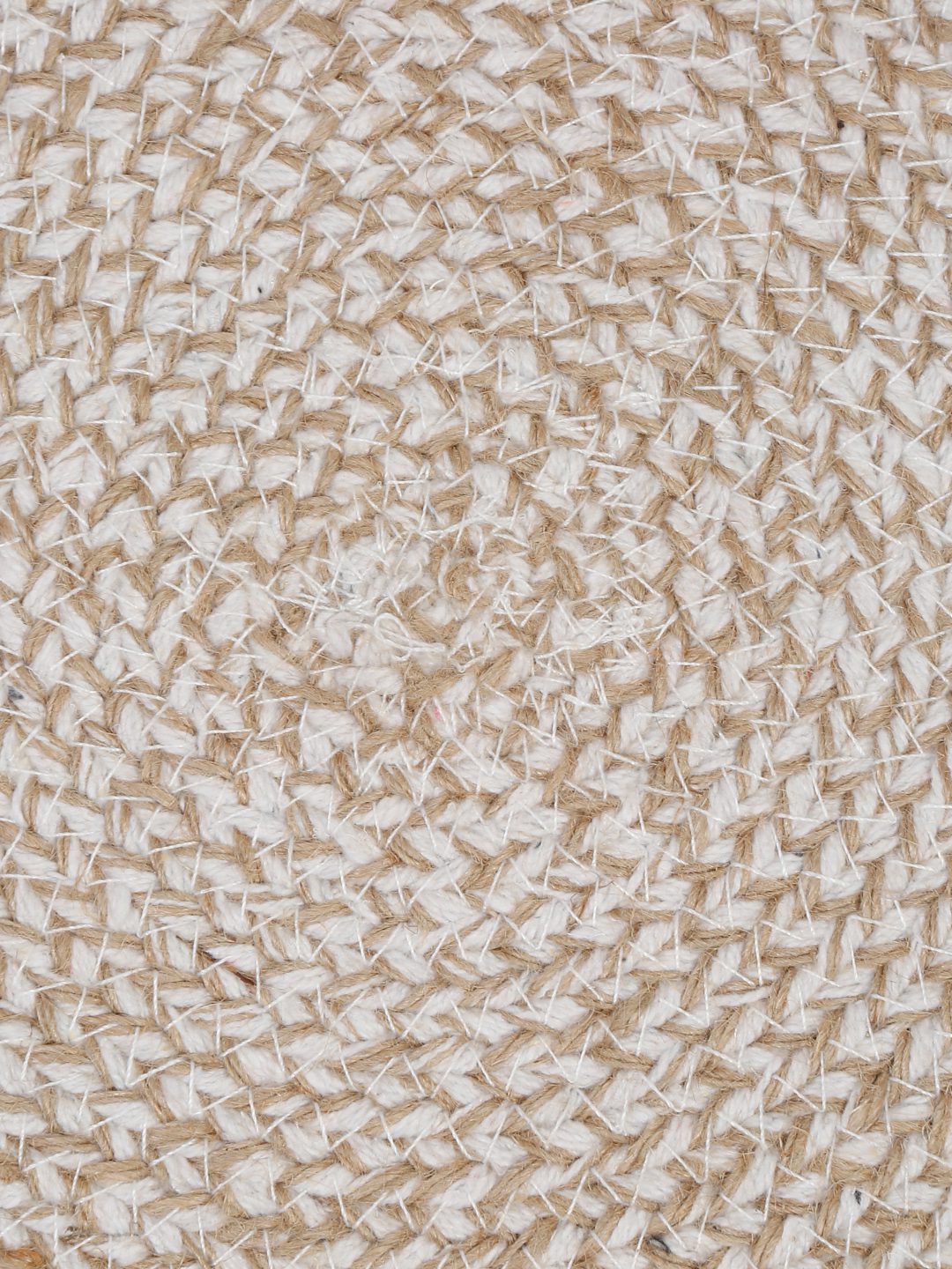Beige Self Design Jute Reversible Table Placemat image 2