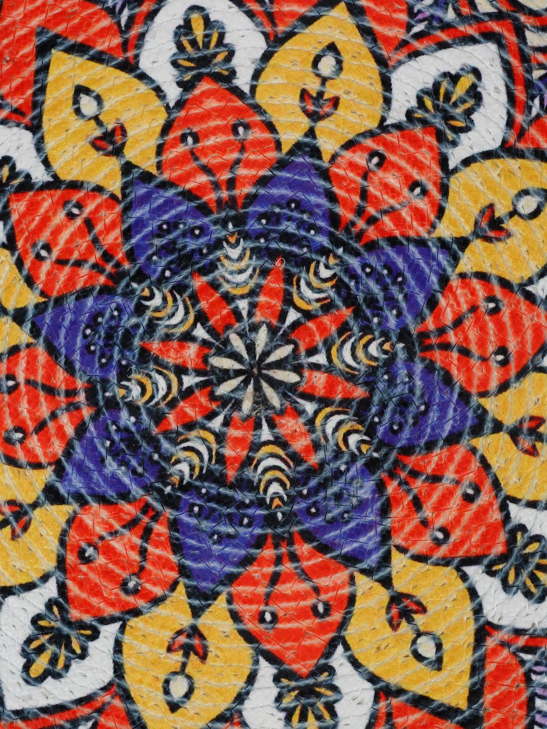 Blue & Yellow Printed Pure Cotton Table Placemats image 3