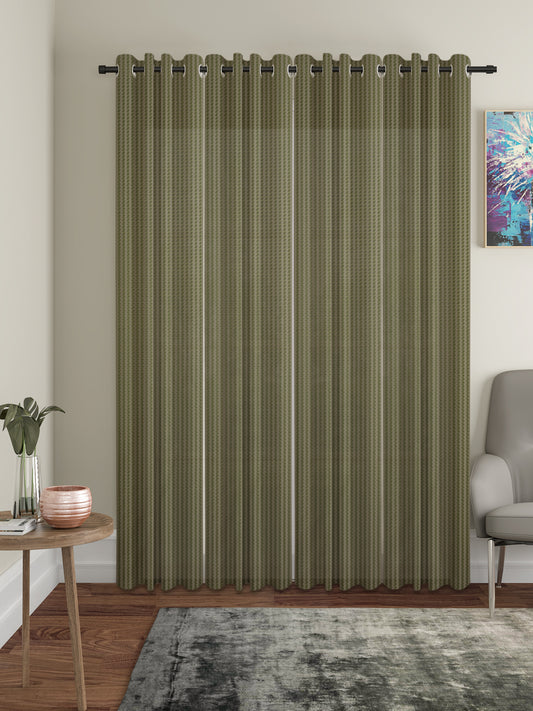 Geometric Design Door Curtain Pack of 4 image 0