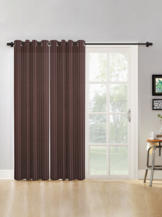 Geometric Design XL Door Curtain Pack of 2 image 0