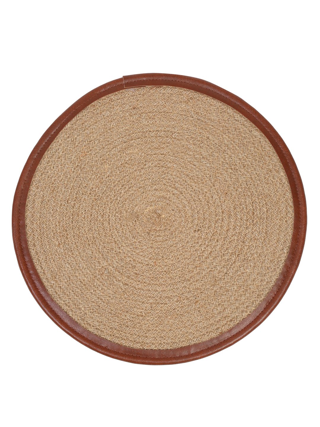 Beige Self Design Jute Reversible Table Placemats image 4