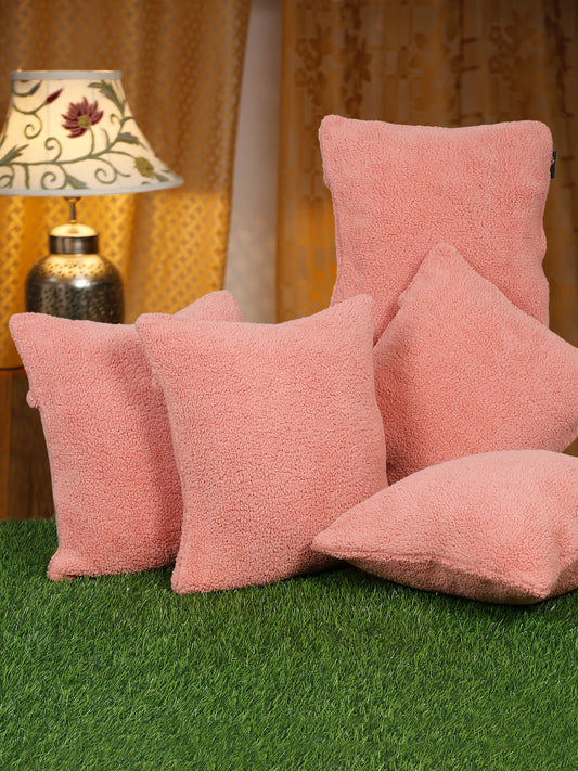SOFT FUR SOLID PATTERN CUSHION COVERS image 0