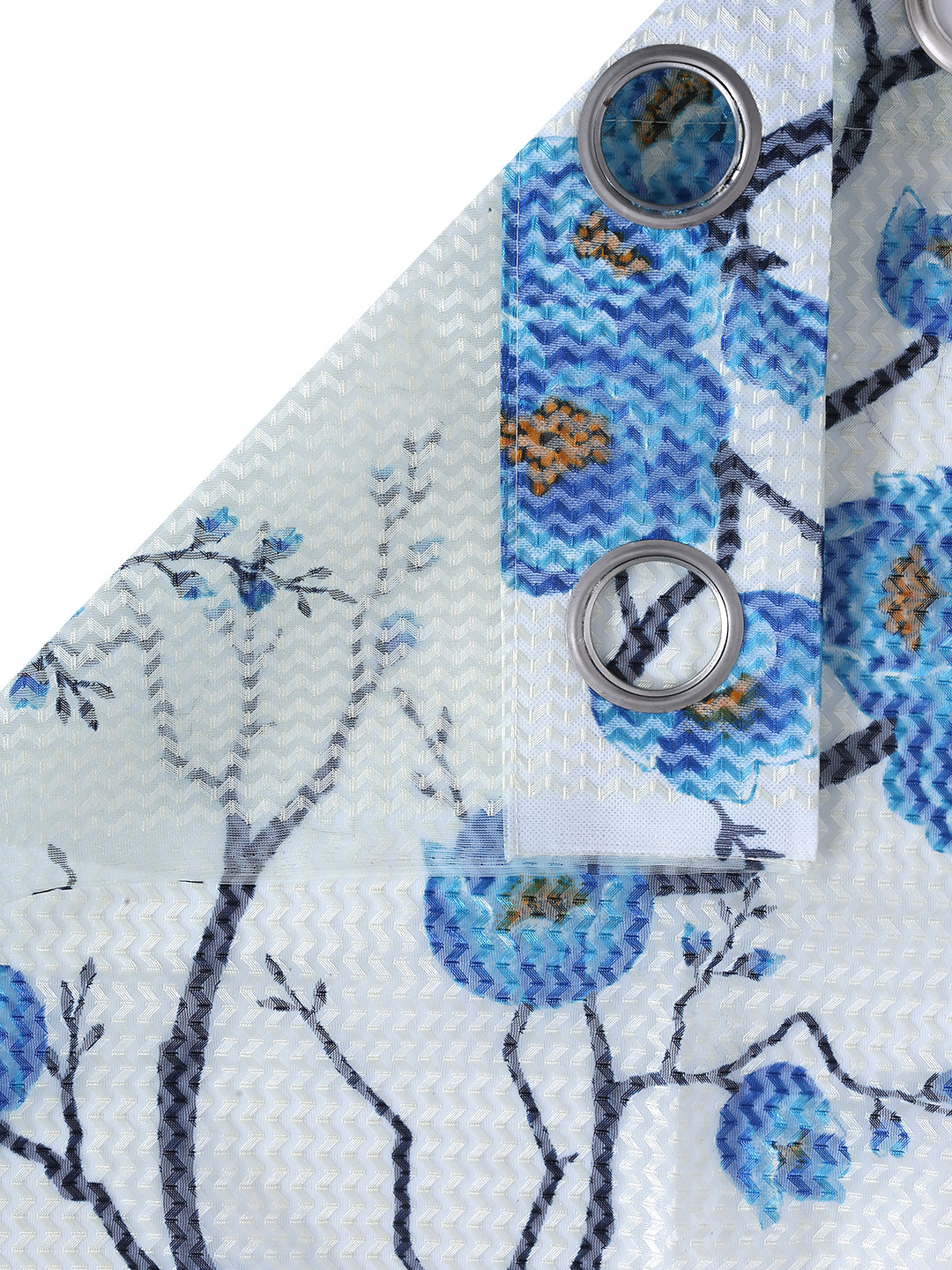 Floral Design Door Curtain Pack of 3 image 3