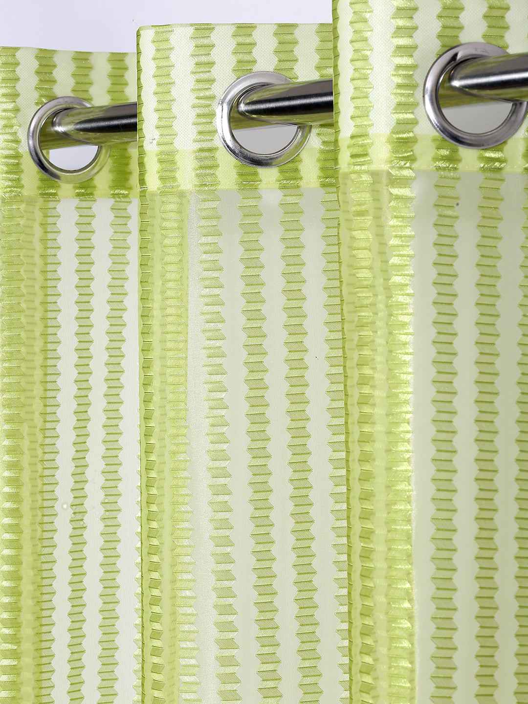 Floral Design Door Curtain Pack of 3 image 2