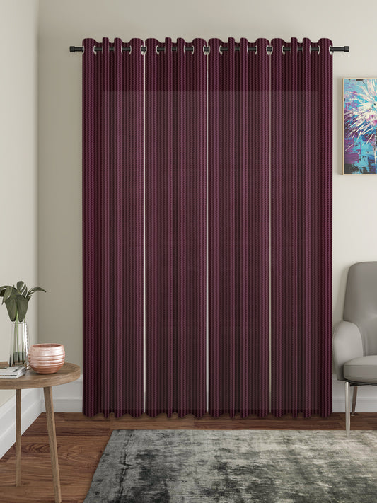 Geometric Design Door Curtain Pack of 4 image 0