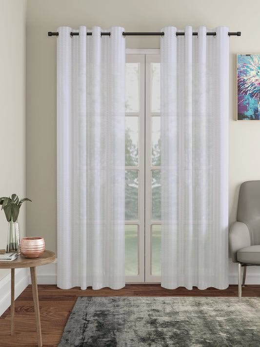 Geometric Design Door Curtain Pack of 2 image 0