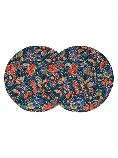 Pure Cotton Digitally Printed Table Placemat - Pack of 2 image