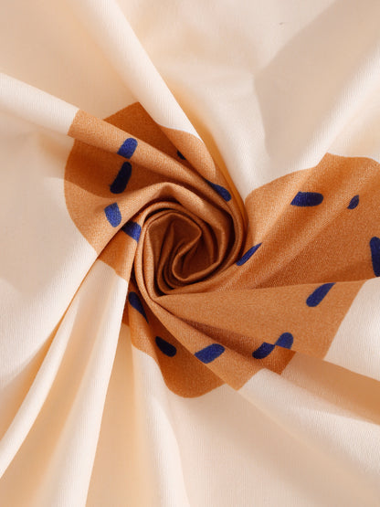 Hosta Homes Have A Good Day Printed Kids Bed Sheet With 2 Pillow Covers  image 4