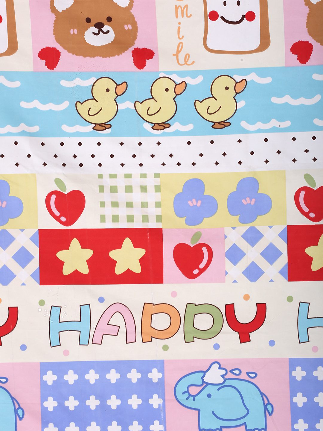 Hosta Homes Happy Morning Multicolored Kids Bed Sheet With Pillow Covers image 2