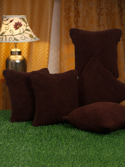 SOFT FUR SOLID PATTERN CUSHION COVERS image 0