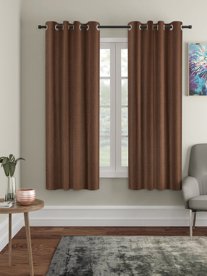 SELF TEXTURED BLACKOUT WINDOW CURTAIN PACK OF 2 BY HOSTA HOMES image 0